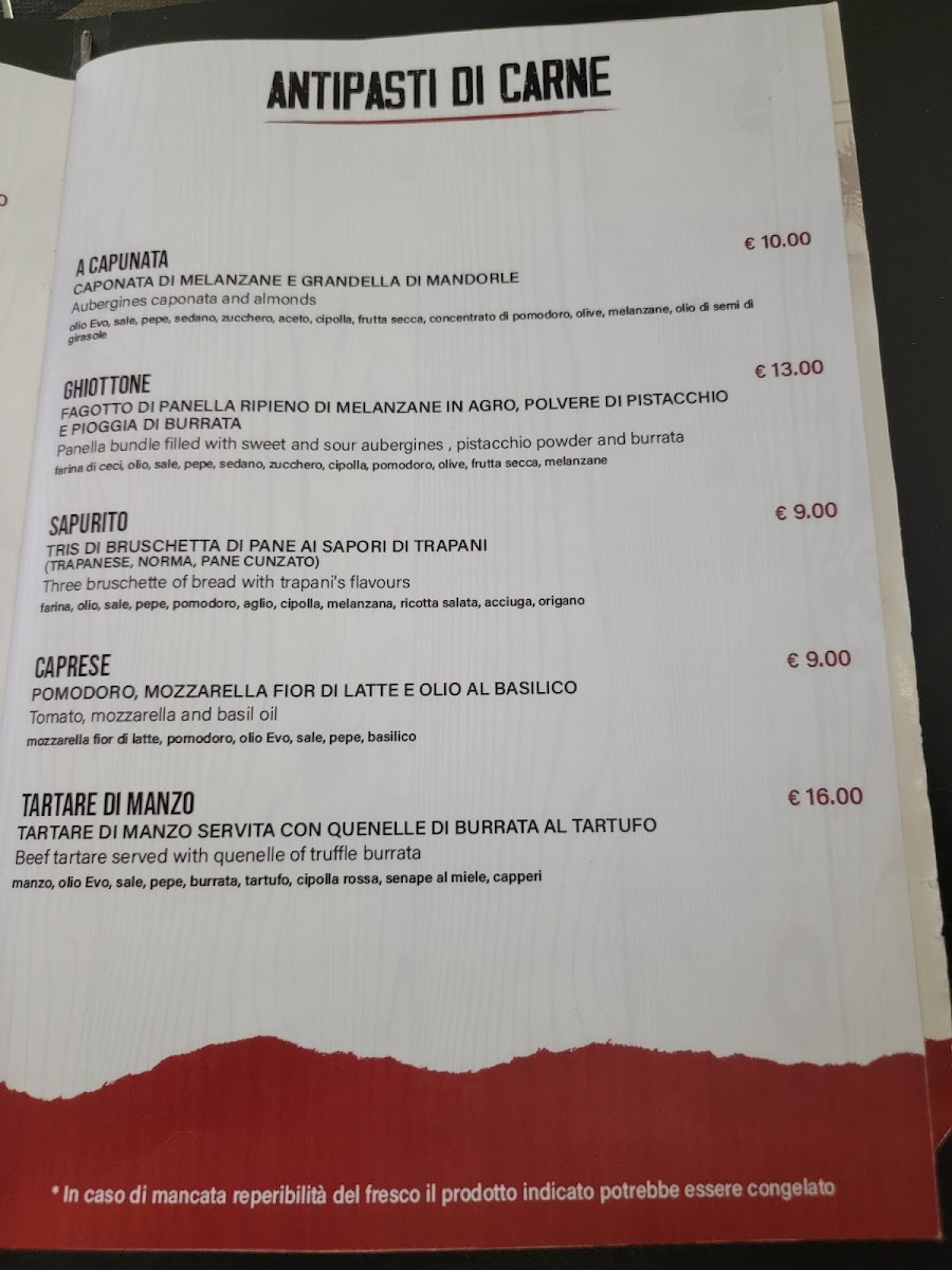 Trattoria da Salvatore Photo Menu 10