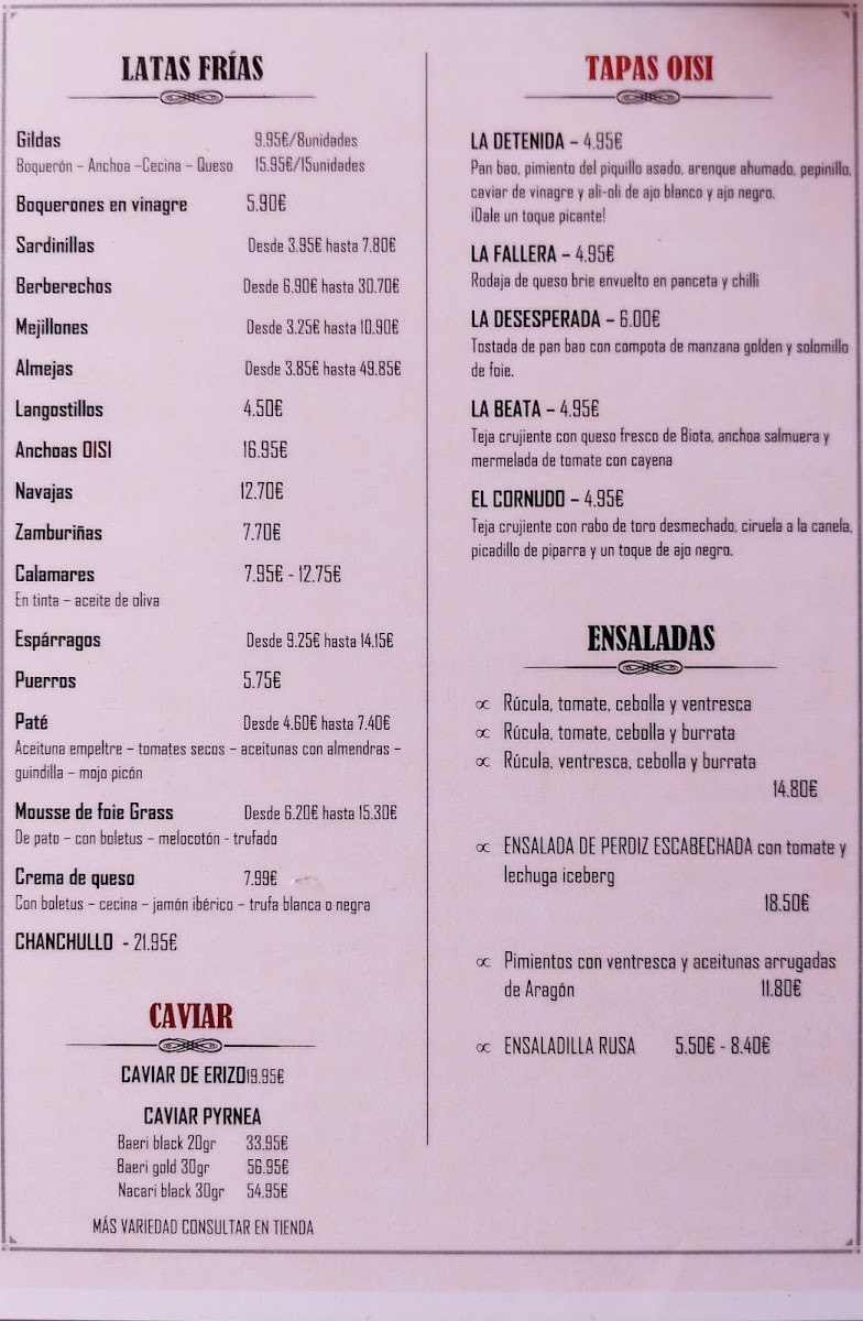 Don Gourmet OISI Photo Menu 2