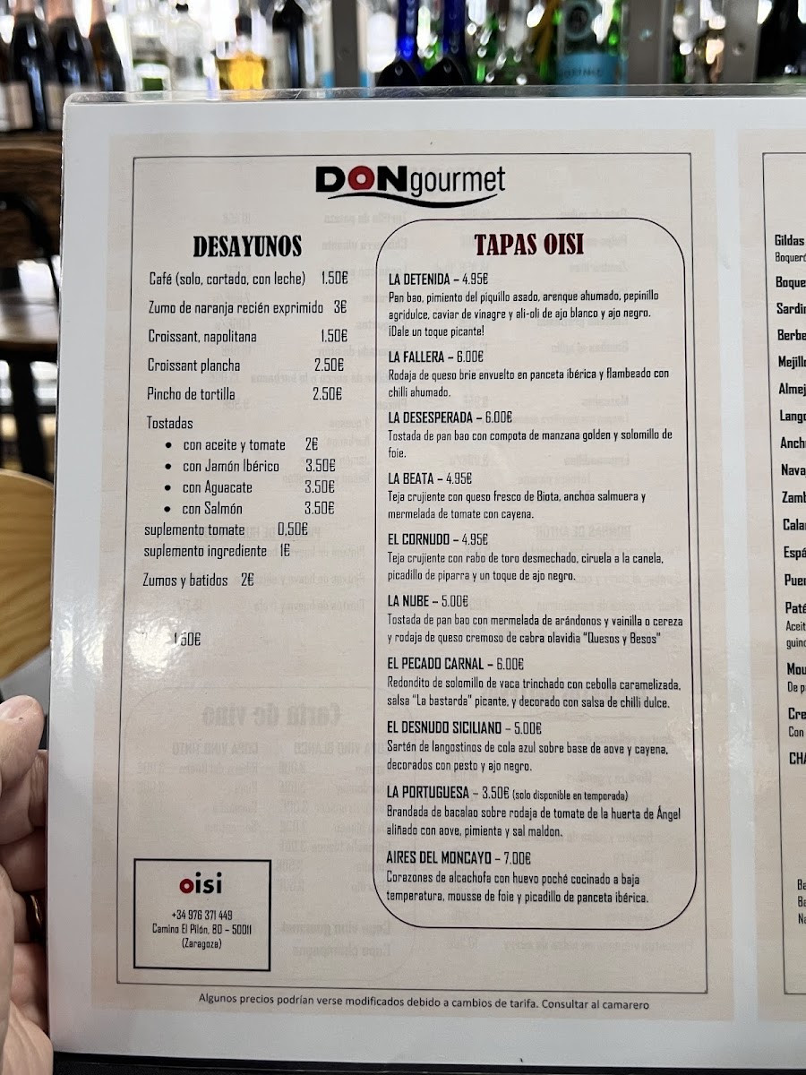 Don Gourmet OISI Photo Menu 7