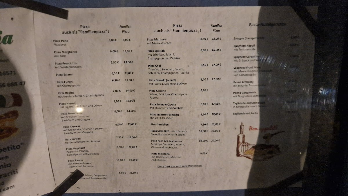 Pizzeria Kegelstube Photo Menu 1