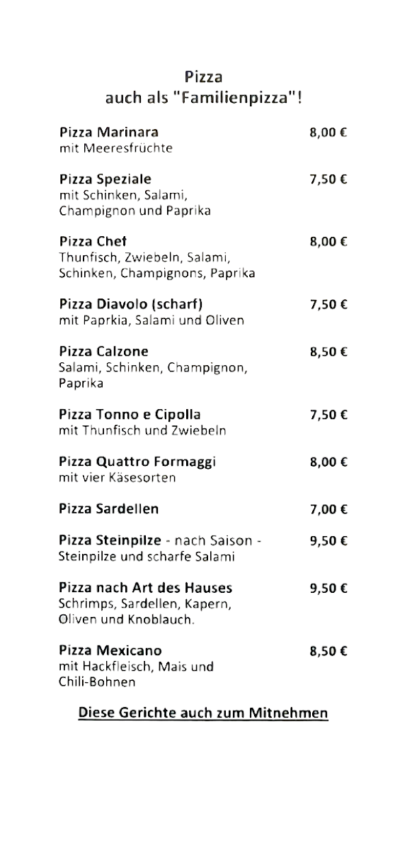 Pizzeria Kegelstube Photo Menu 4
