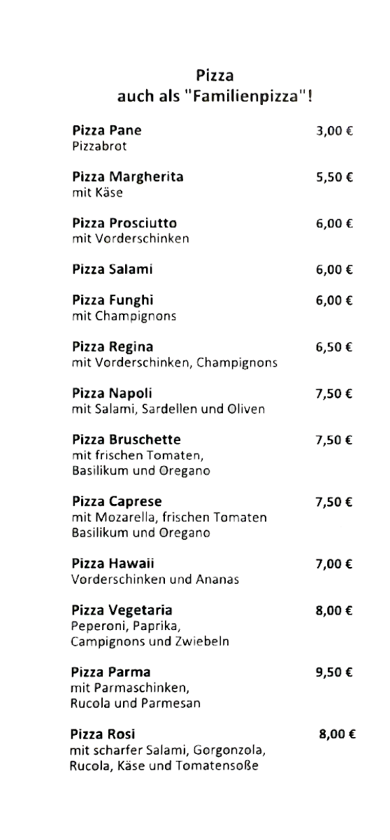 Pizzeria Kegelstube Photo Menu 5