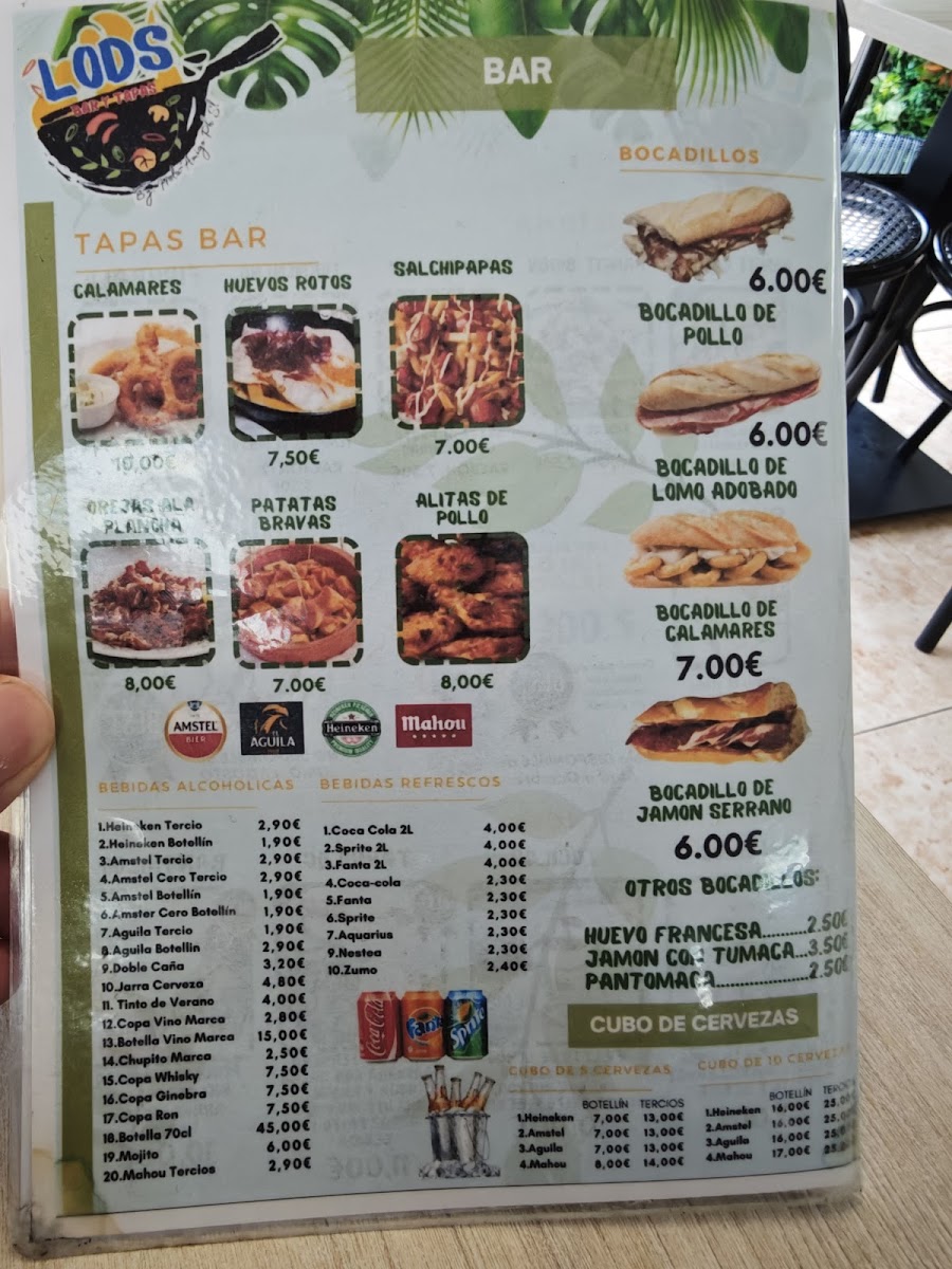 LODS BAR Y TAPAS Photo Menu 1