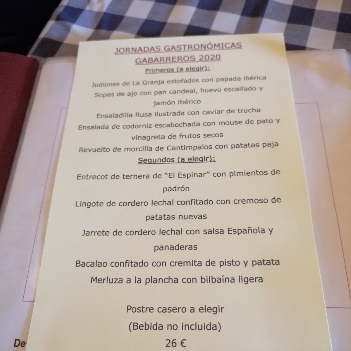 Restaurant Volvoreta Photo Menu 4