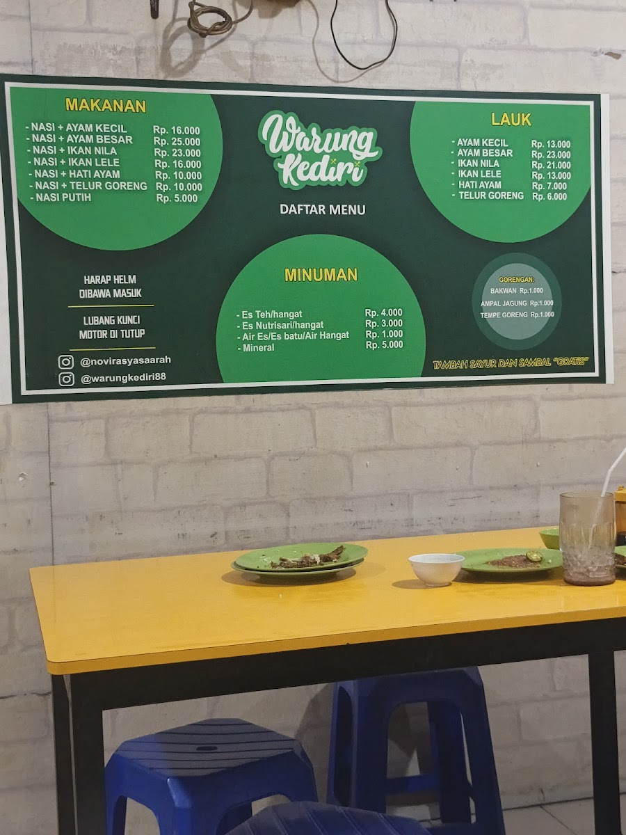 Warung Makan Kediri Photo Menu 1