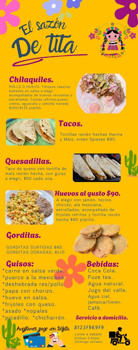 EL SAZON DE TITA Photo Menu 1