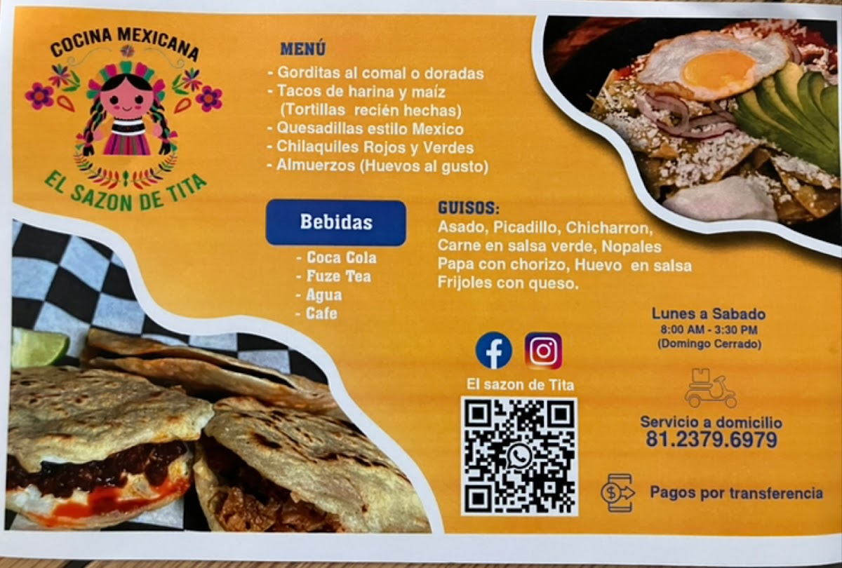 EL SAZON DE TITA Photo Menu 2