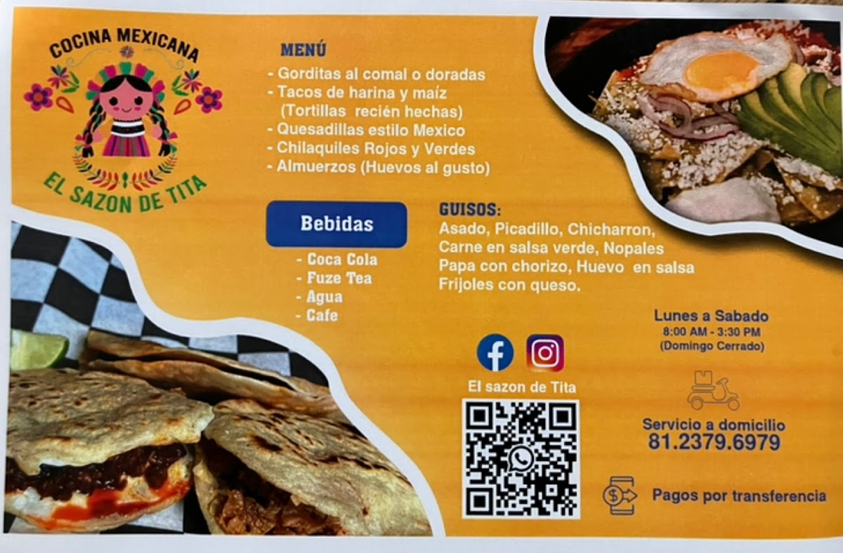 EL SAZON DE TITA Photo Menu 4