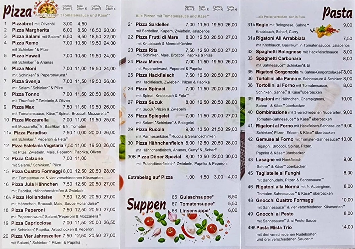 Pizzeria du Soleil Photo Menu 1