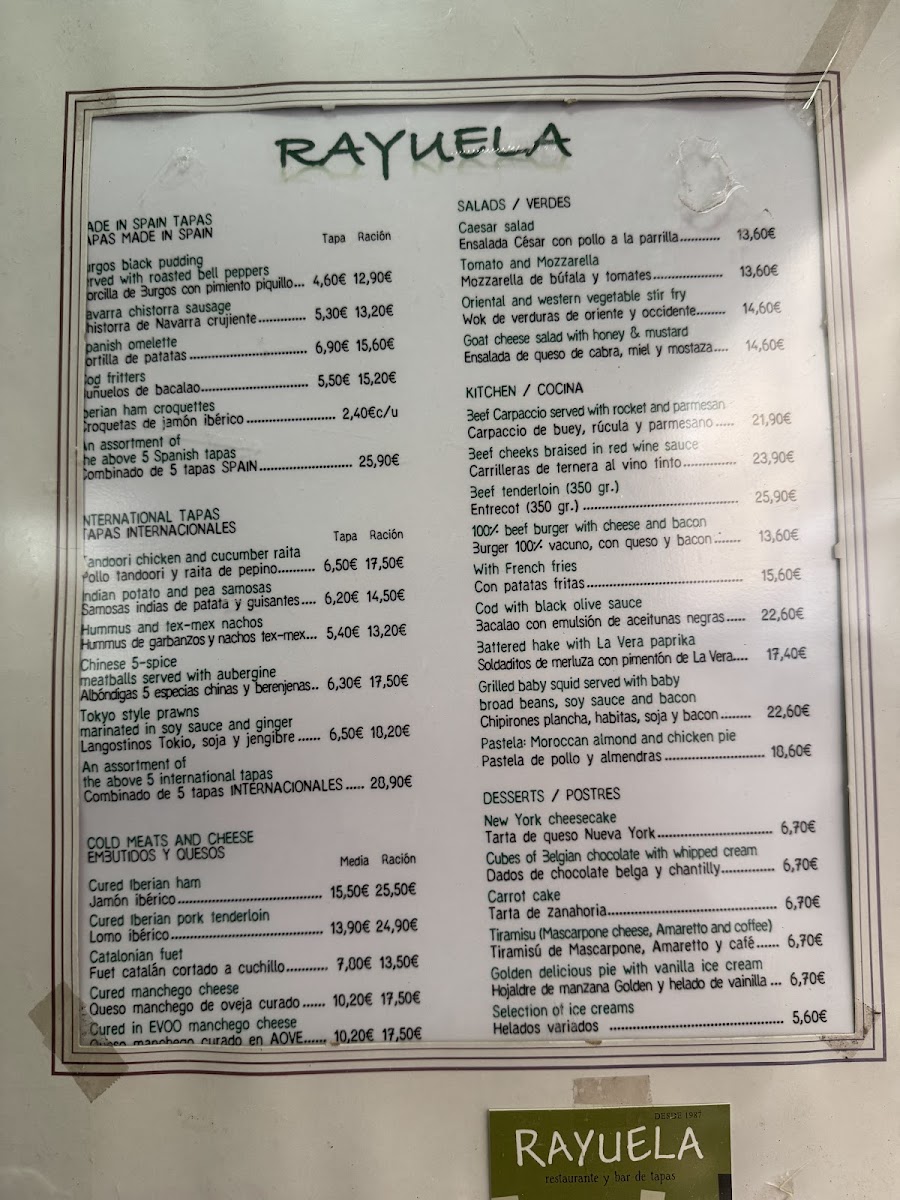 Taberna Rayuela Photo Menu 3