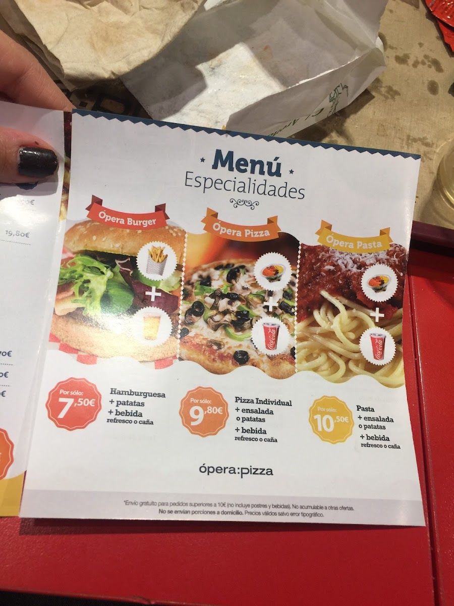 Ópera Pizza Photo Menu 10