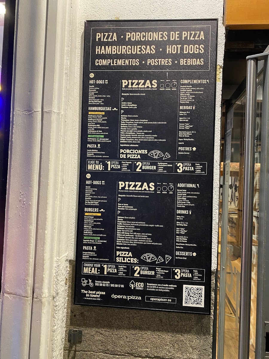 Ópera Pizza Photo Menu 5