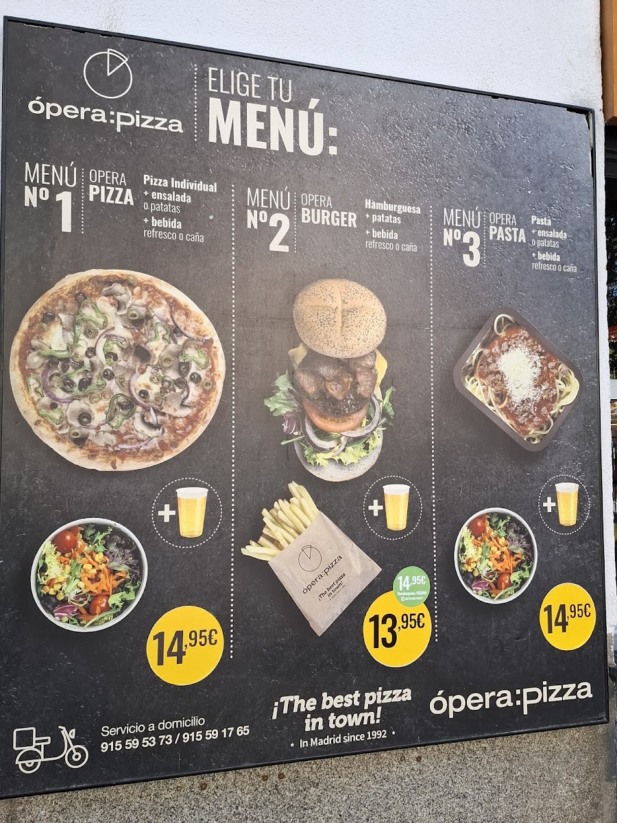 Ópera Pizza Photo Menu 6