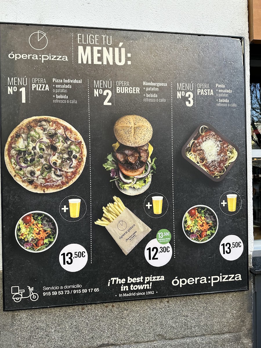 Ópera Pizza Photo Menu 8
