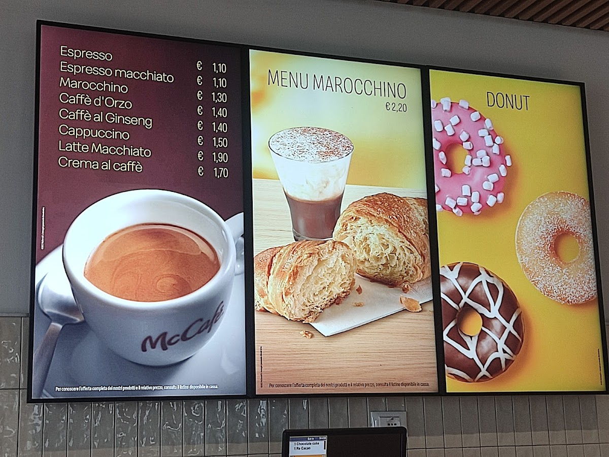 McDonald's Piazza Vittoria Photo Menu 1