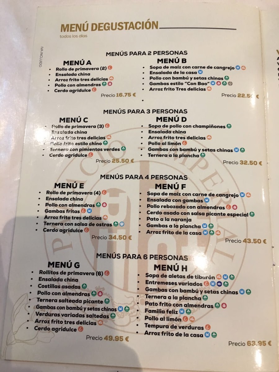 Restaurante Palacio Imperial Photo Menu 3
