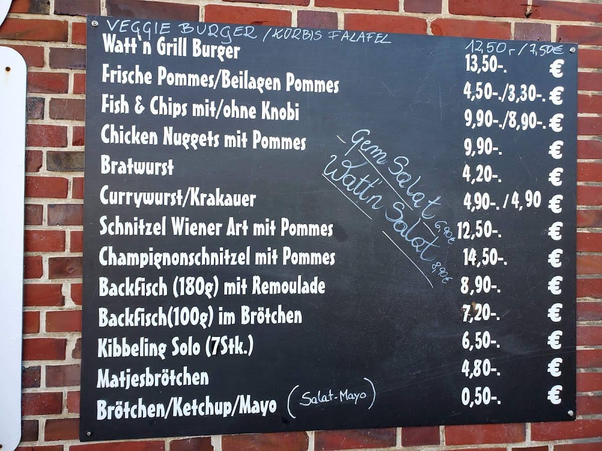 Watt'n Grill Photo Menu 1