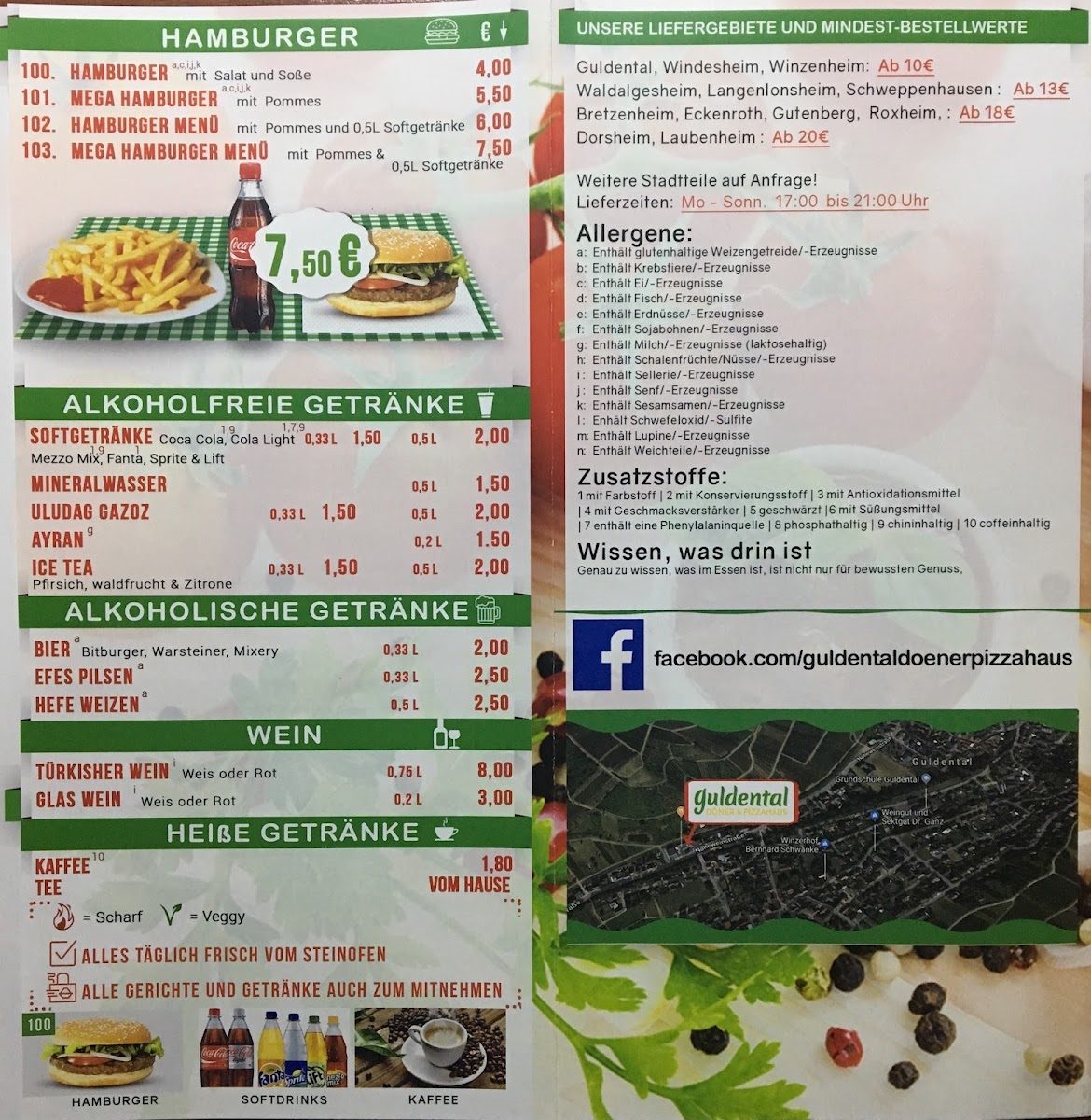 Guldental Döner & Pizza Haus Photo Menu 1