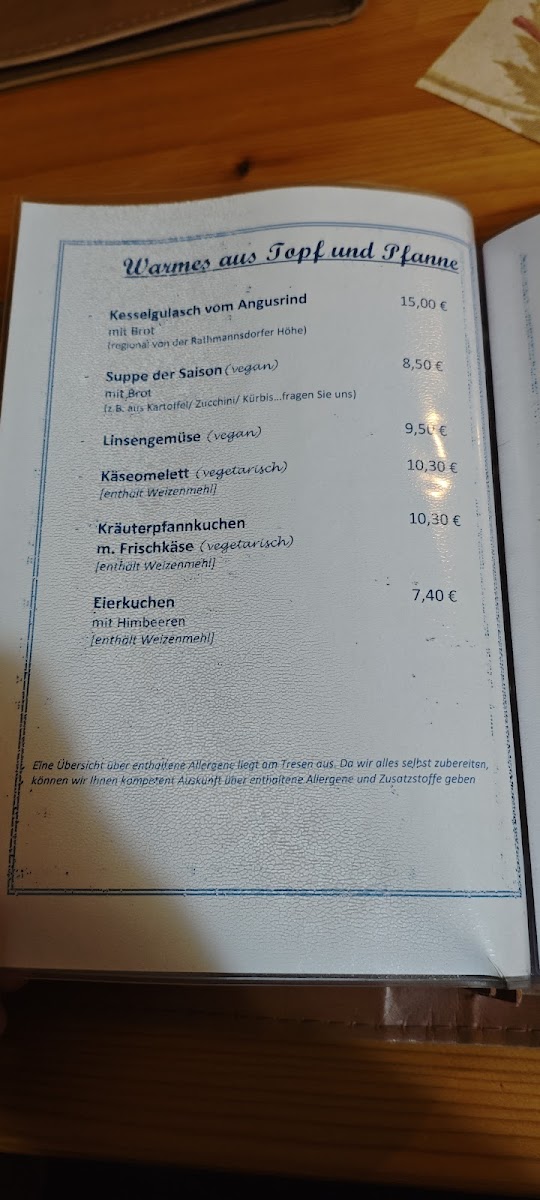 DAS STEINGUT Photo Menu 10