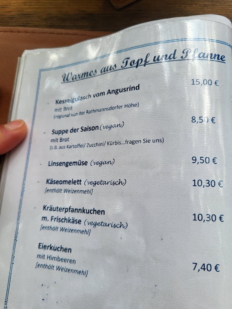 DAS STEINGUT Photo Menu 2