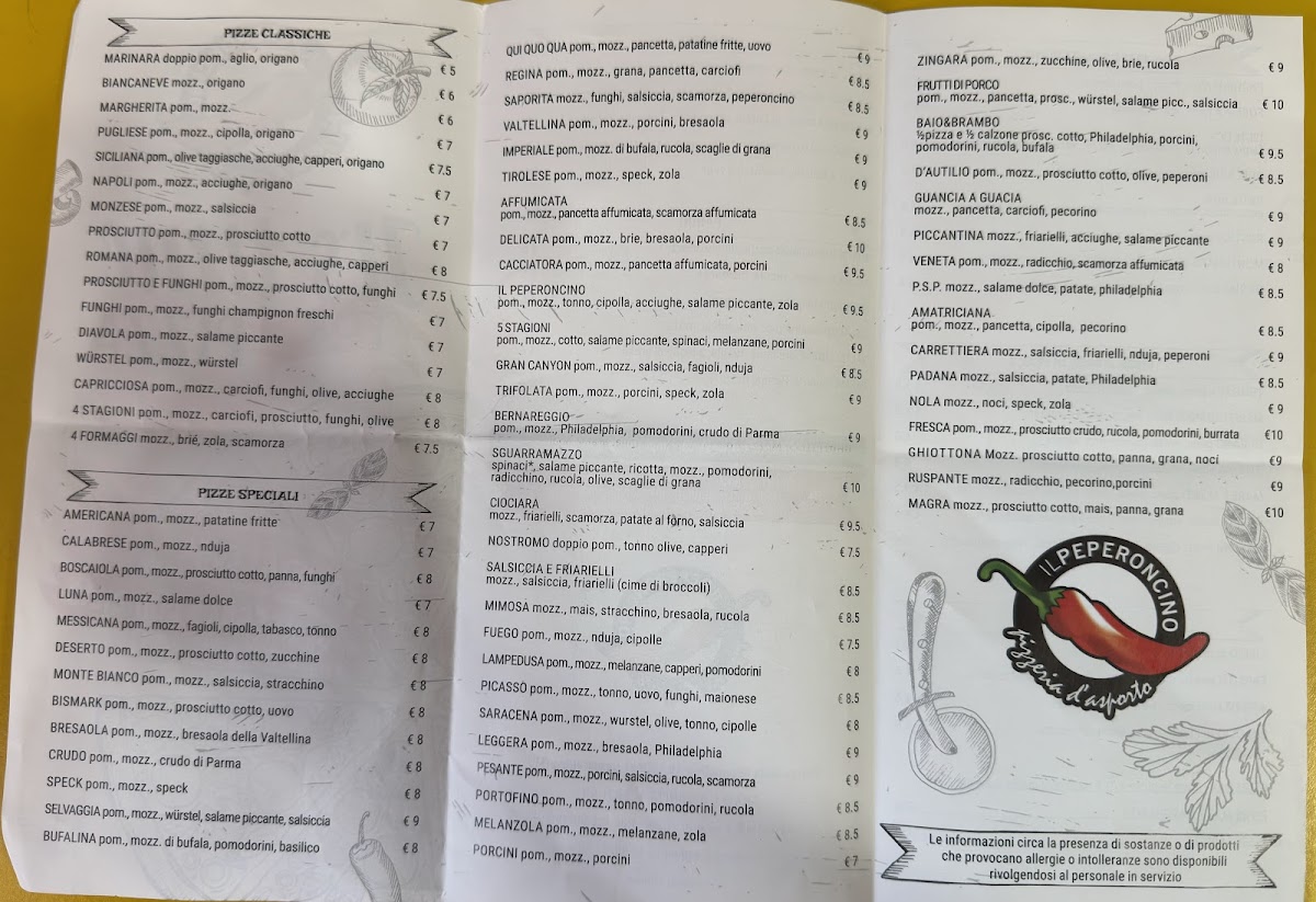 Pizzeria Il Peperoncino Photo Menu 1