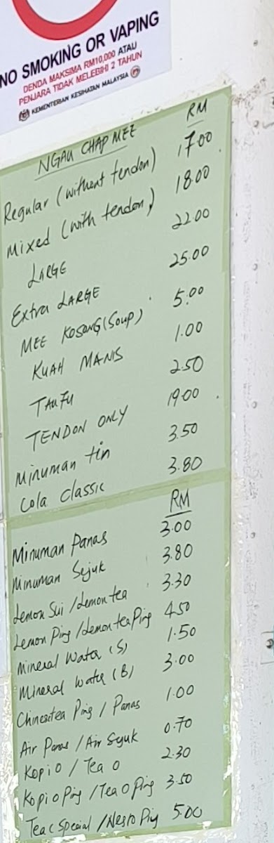 Manggatal Ngiu Chap, Pekan Manggatal Photo Menu 1