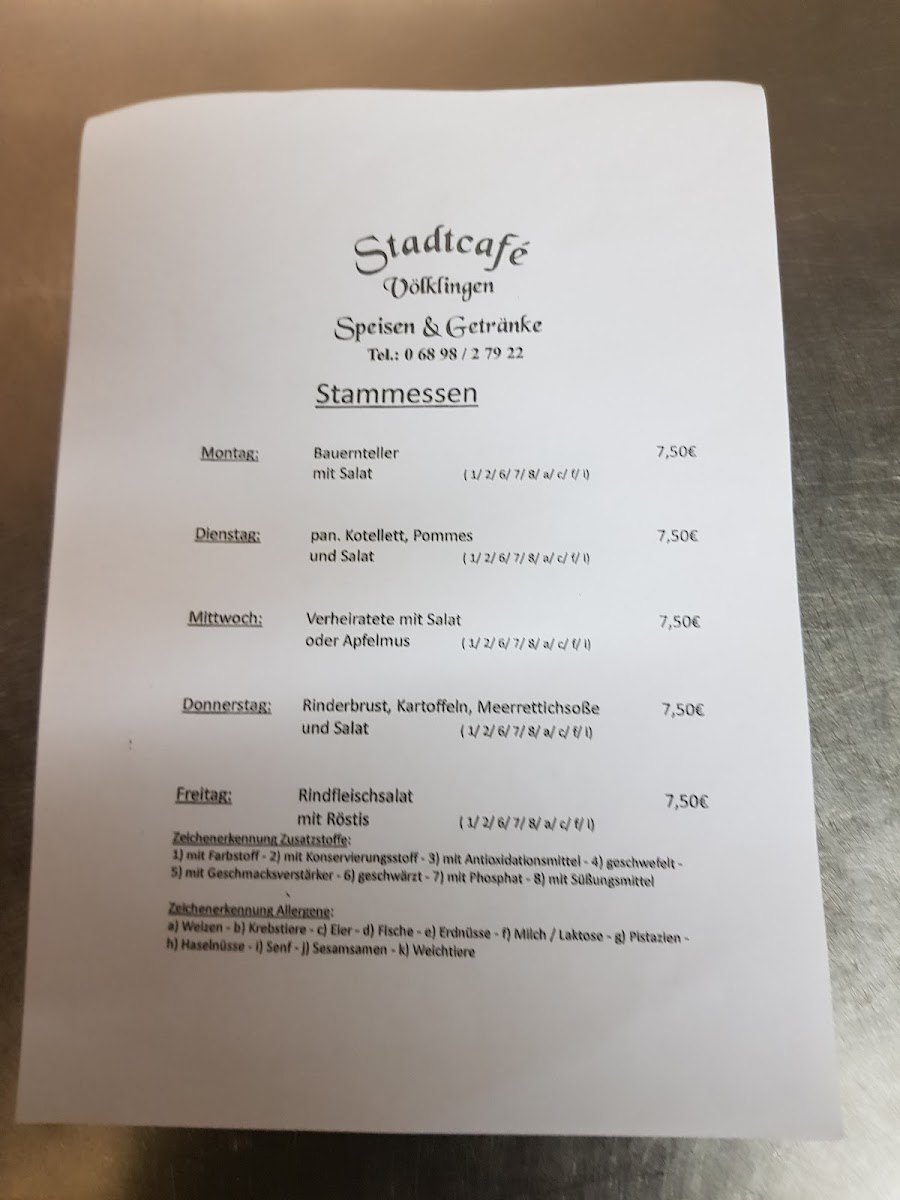 Stadtcafe Stadtschänke Photo Menu 4