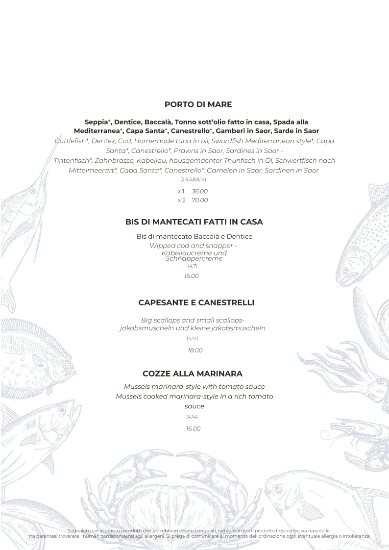 Ristorante Frontemare Photo Menu 4