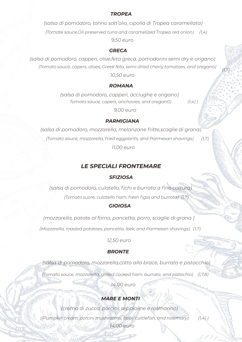 Ristorante Frontemare Photo Menu 6