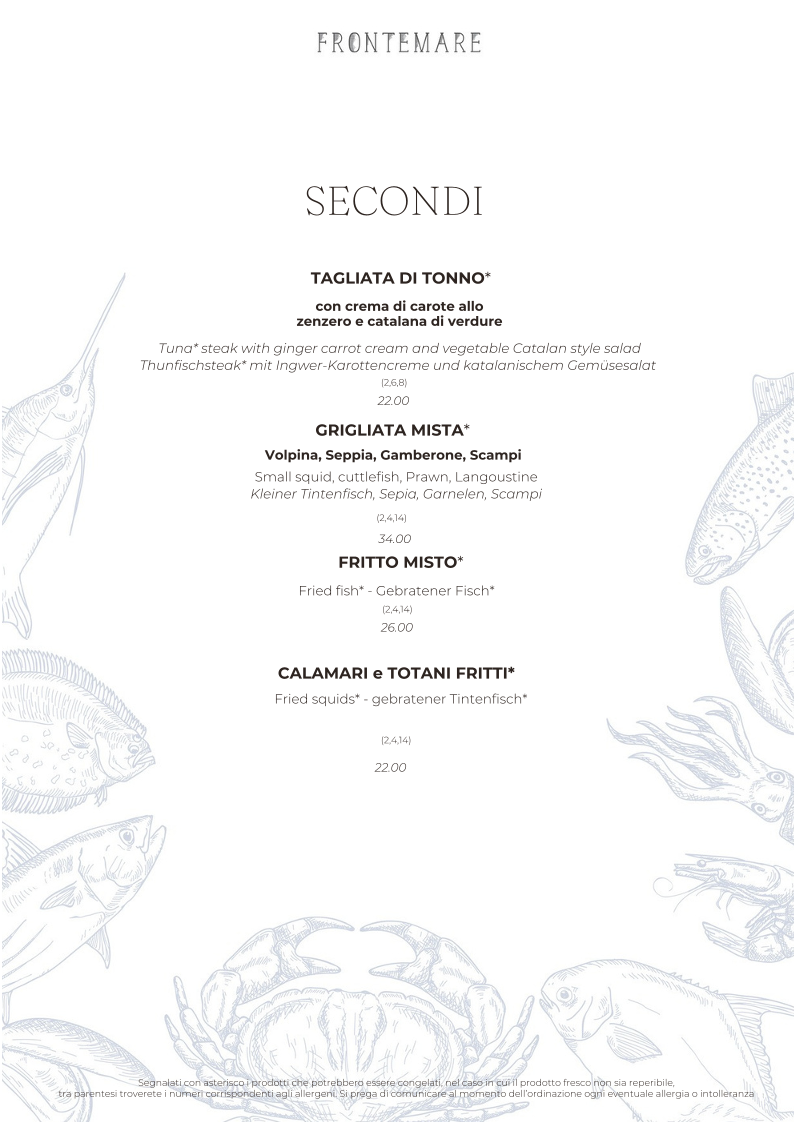 Ristorante Frontemare Photo Menu 7