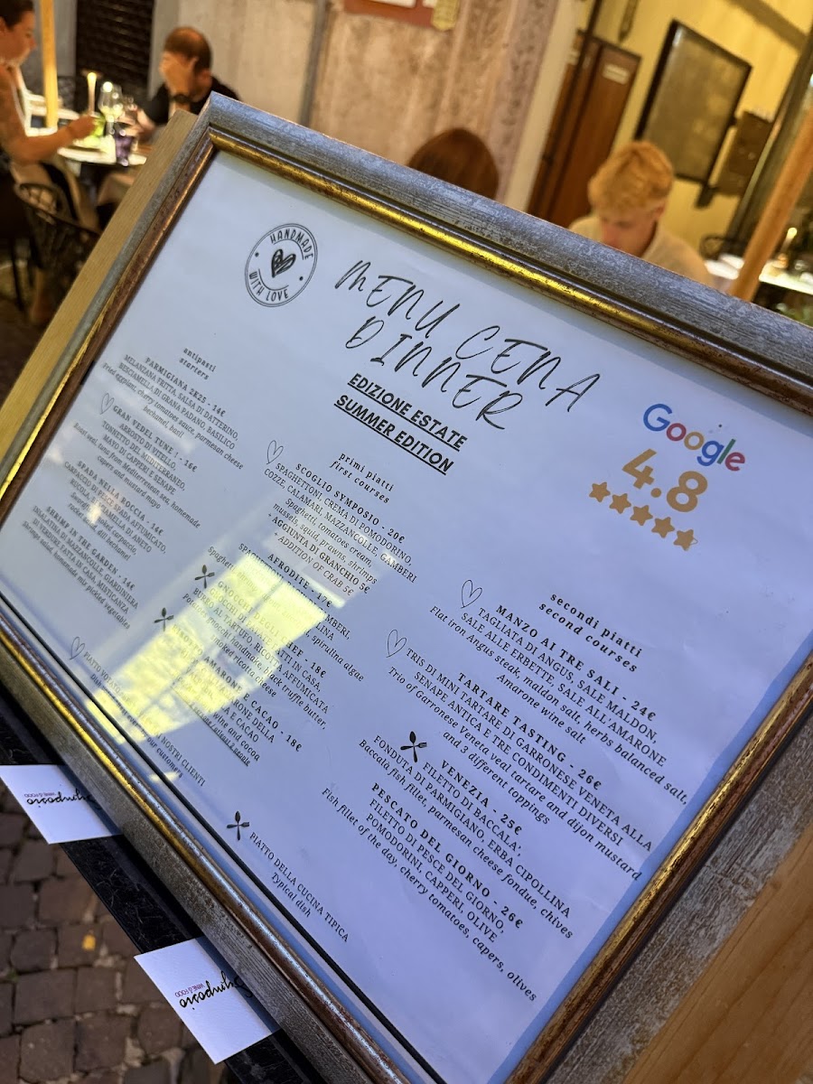 Symposio Wine & Food Photo Menu 6