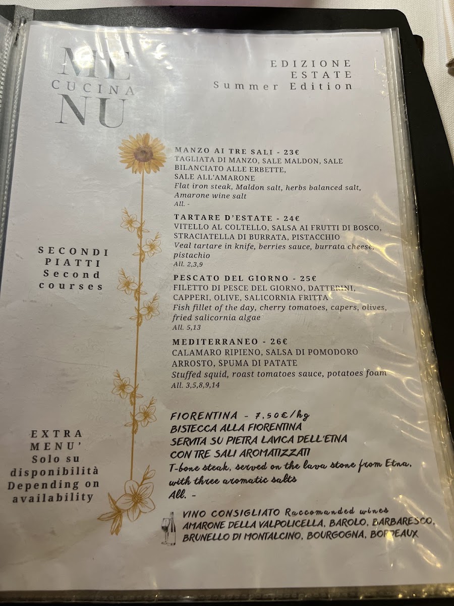 Symposio Wine & Food Photo Menu 7