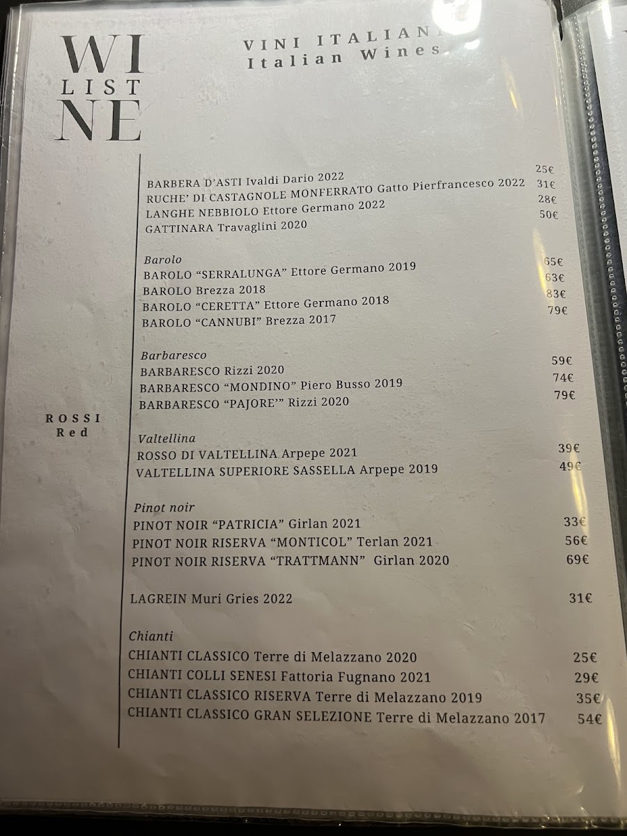 Symposio Wine & Food Photo Menu 8