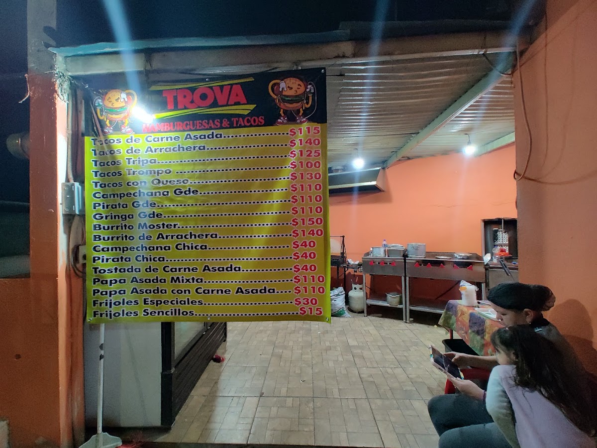 Hamburguesas y tacos Trova Photo Menu 1