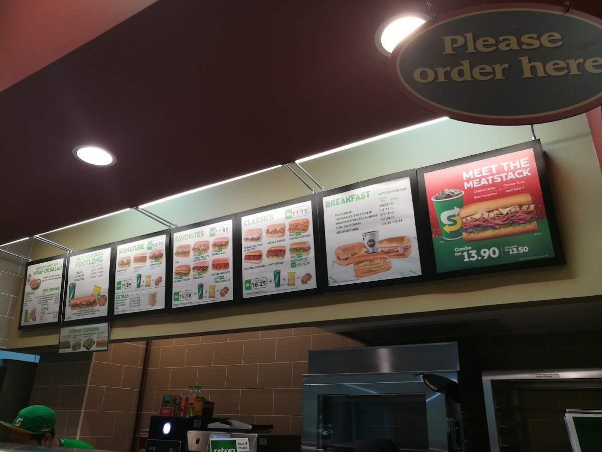 Subway Paya Bunga Square Photo Menu 1