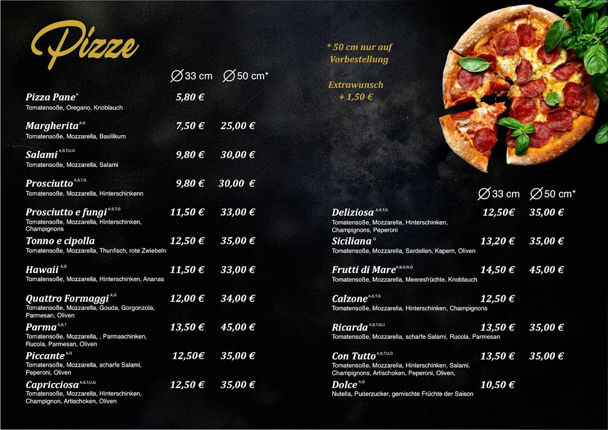 Gelateria Pizzeria Etna Photo Menu 3