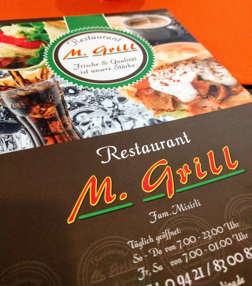 M-Grill e.K. Photo Menu 2