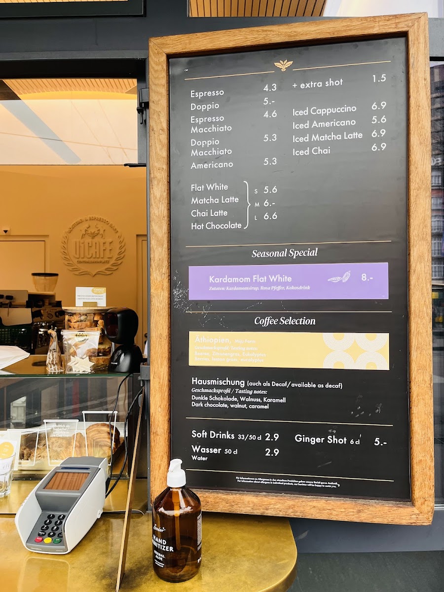 ViCAFE Centralbahnplatz Photo Menu 1