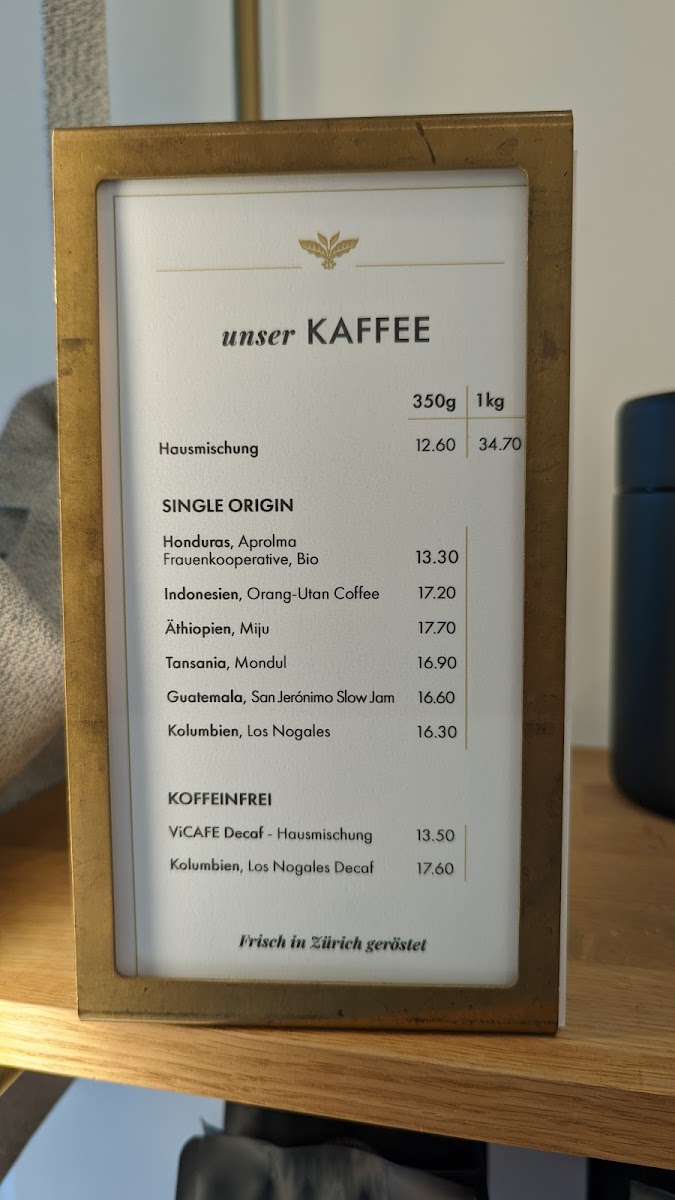 ViCAFE Centralbahnplatz Photo Menu 5