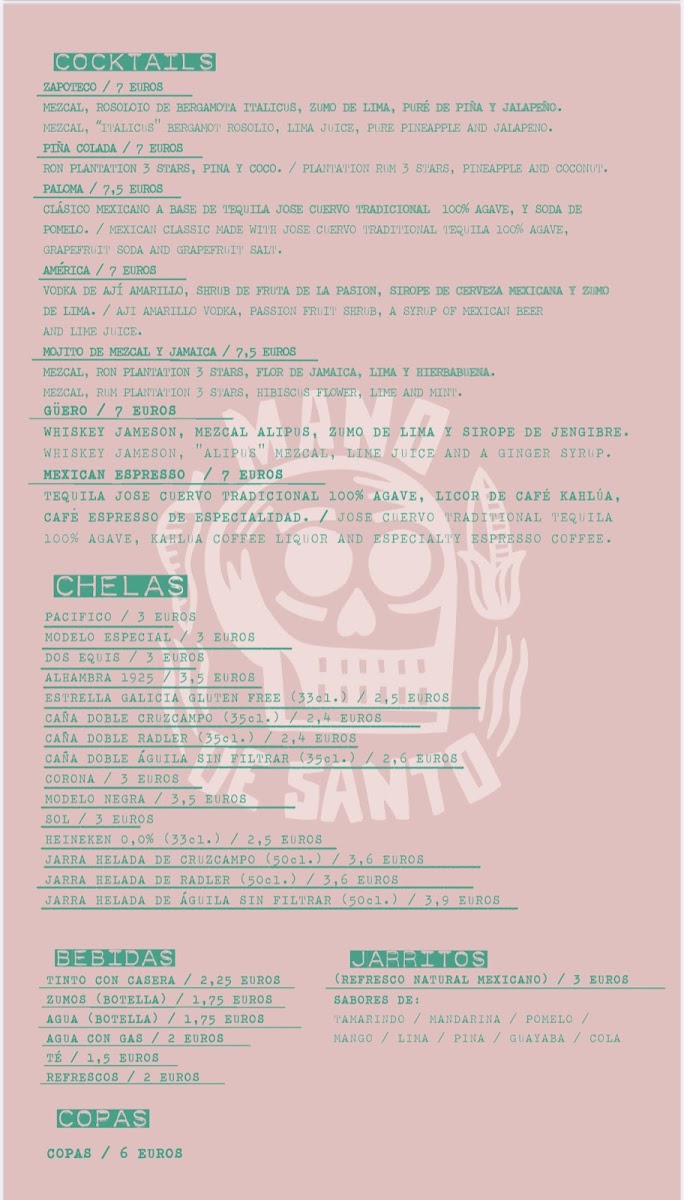 Mano De Santo Photo Menu 6