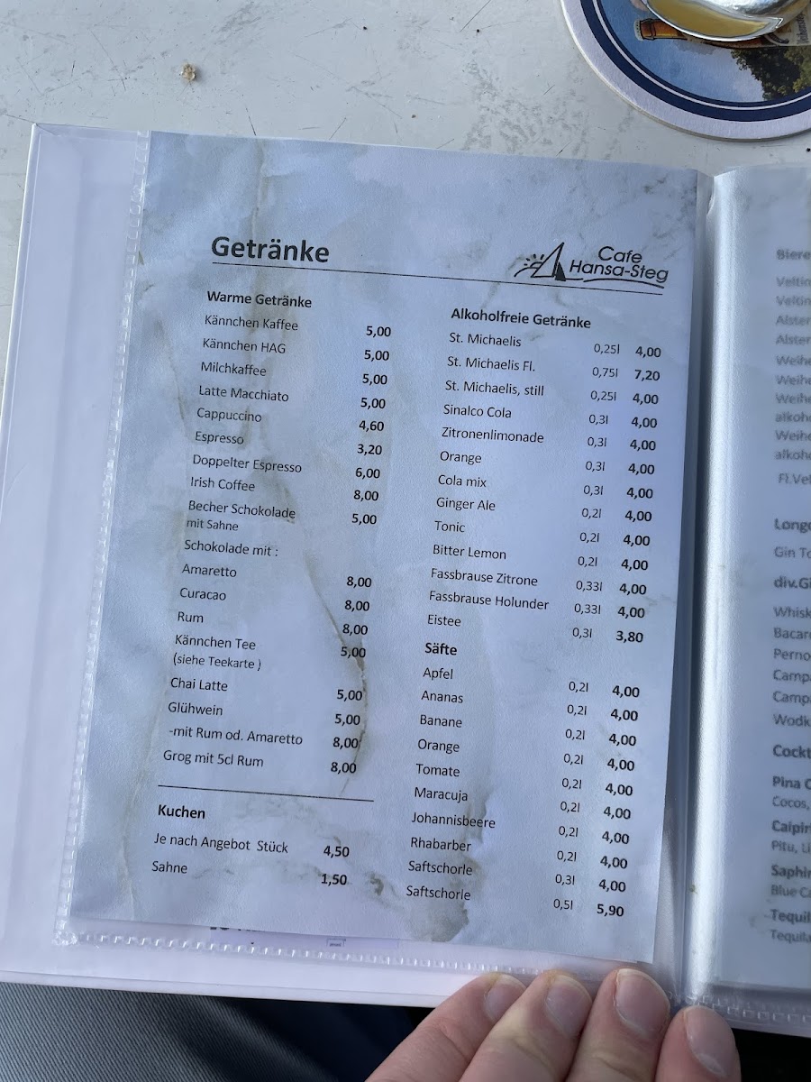 Café Hansa Steg Photo Menu 10