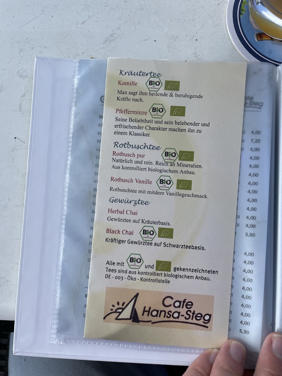 Café Hansa Steg Photo Menu 2