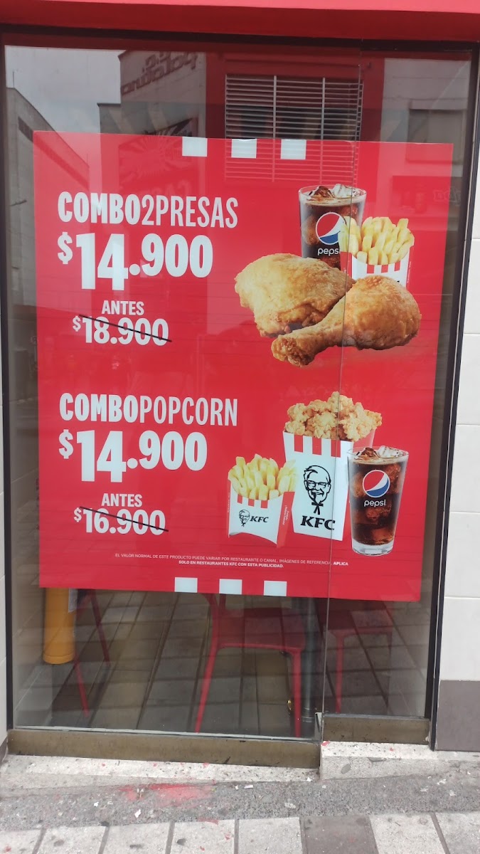 KFC Centro Armenia Photo Menu 3