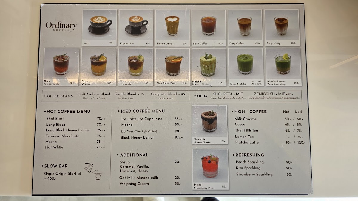 Ordinary Coffee Photo Menu 1