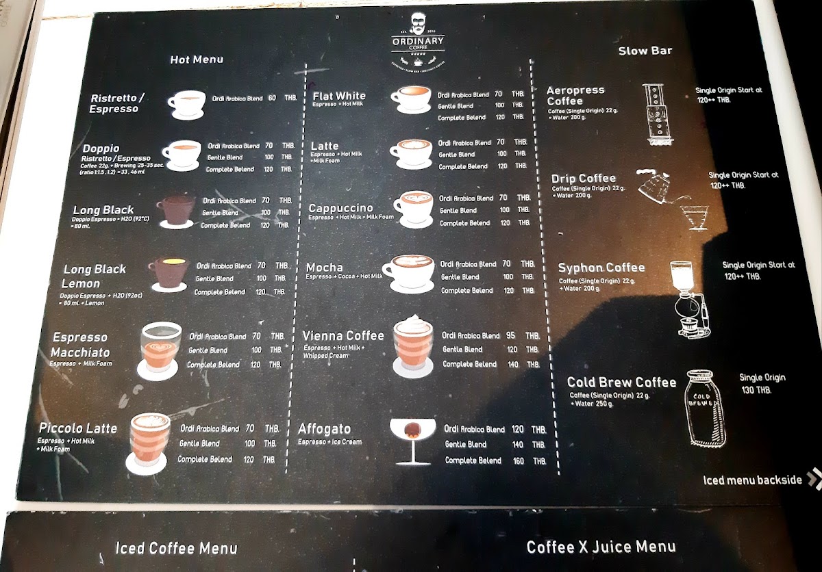 Ordinary Coffee Photo Menu 10