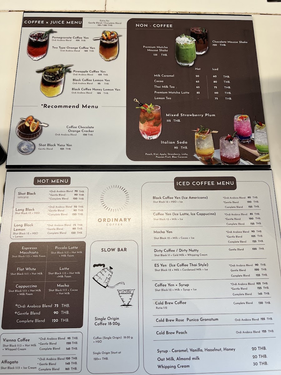 Ordinary Coffee Photo Menu 3