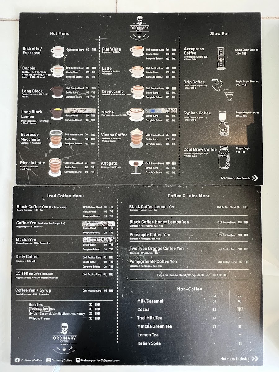Ordinary Coffee Photo Menu 5