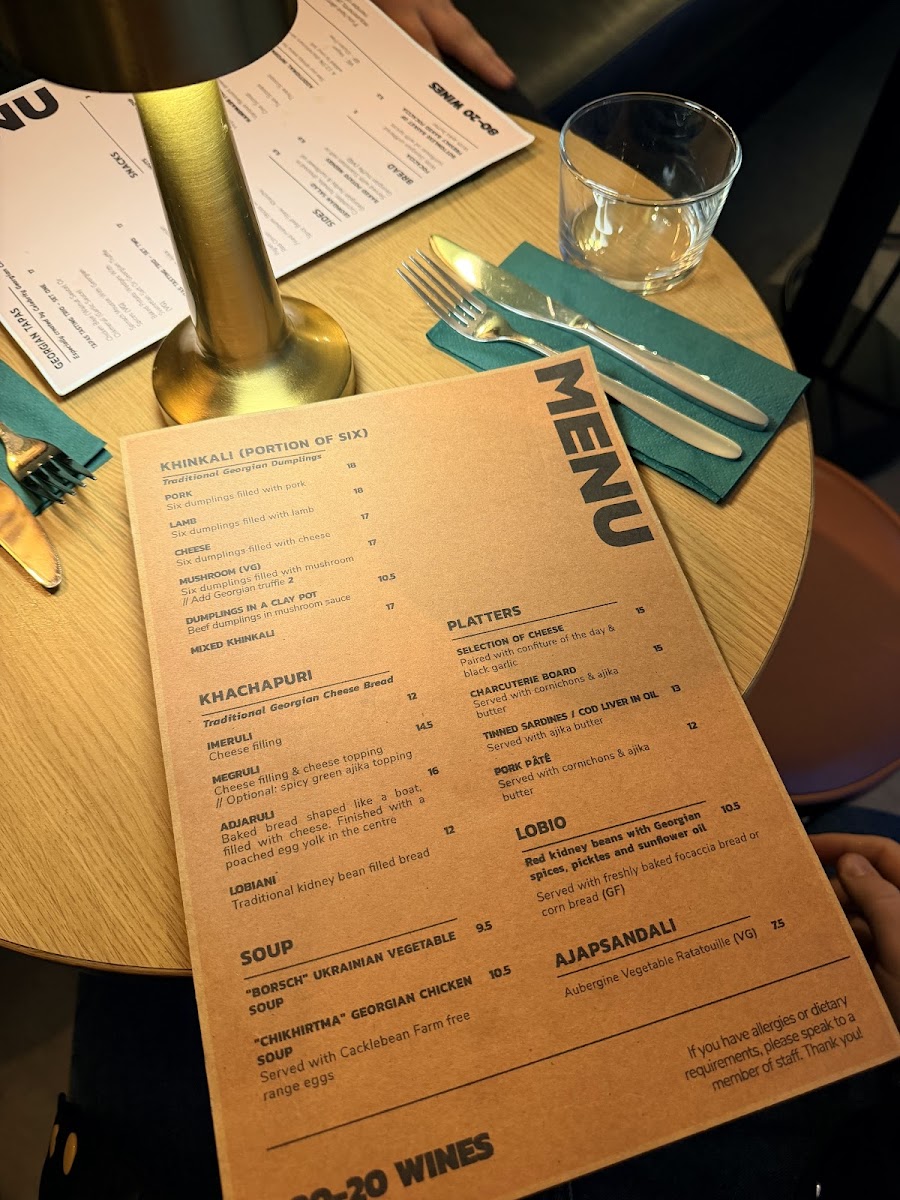 Amkari Georgian Bistro Photo Menu 3