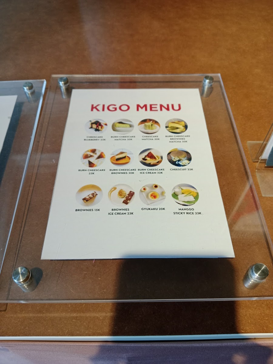 Kigo coffee Photo Menu 2