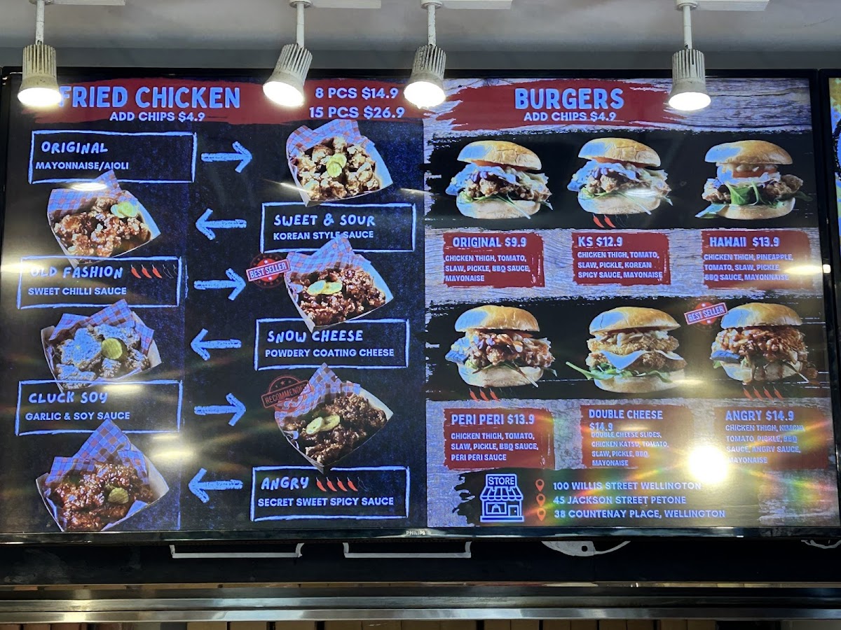 Angy Chicken Photo Menu 1